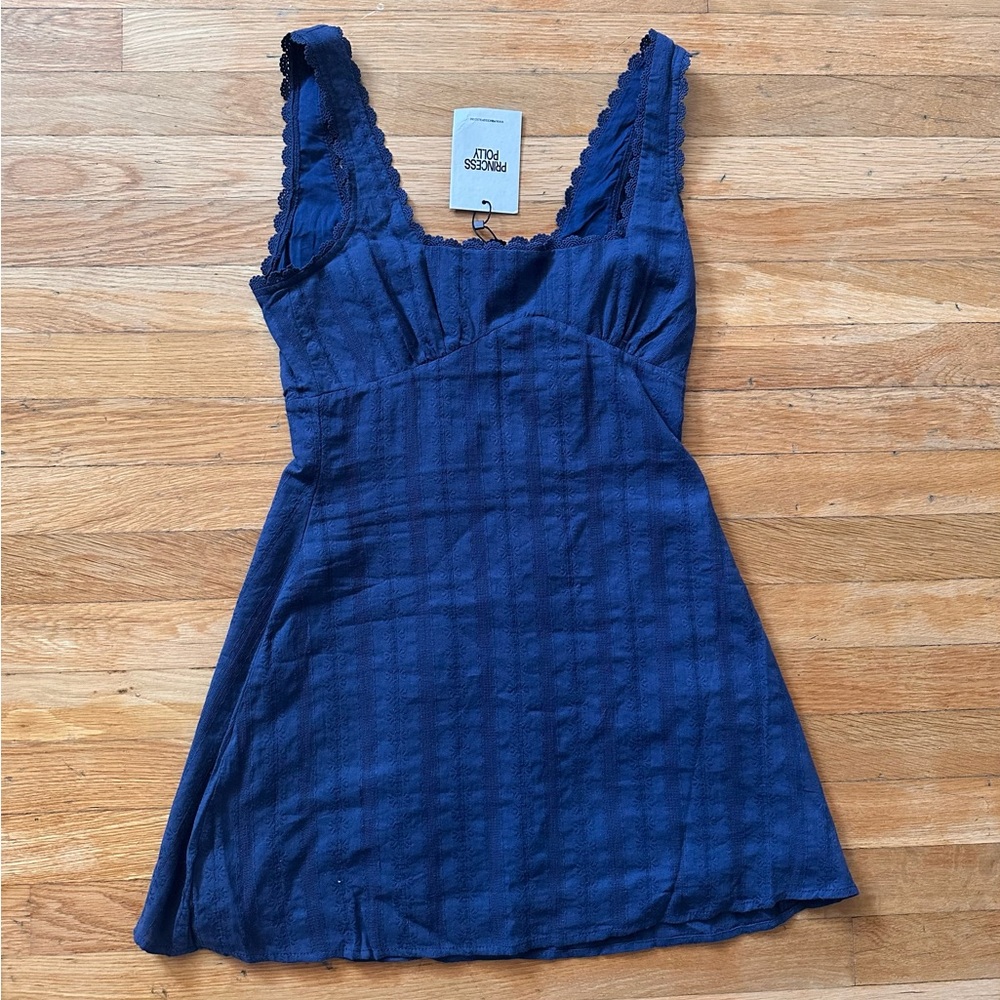 Princess Polly Dasha Mini Dress Navy